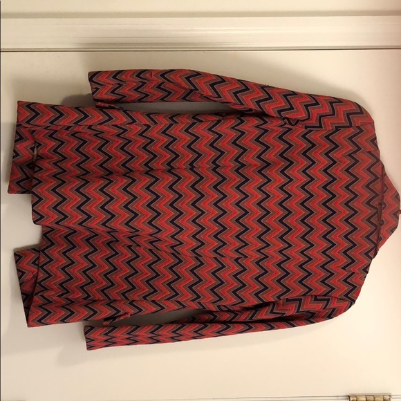 Vintage 80s chevron blazer - Picture 4 of 4